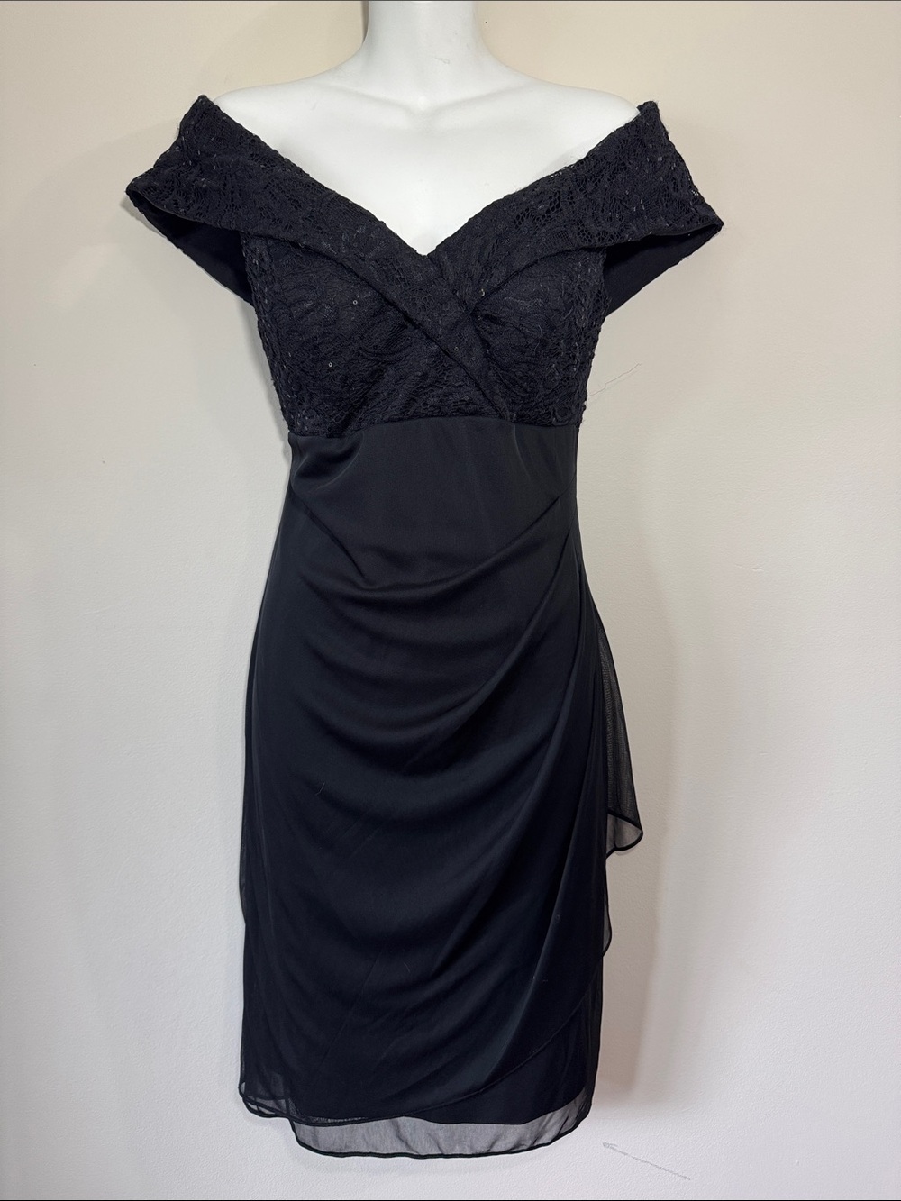 Ba Nites Off Shoulder Black Fancy Dress